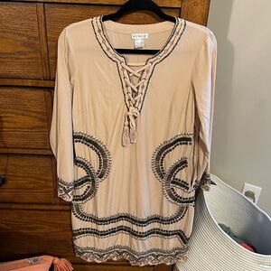 NWOT Cute beaded dress.
